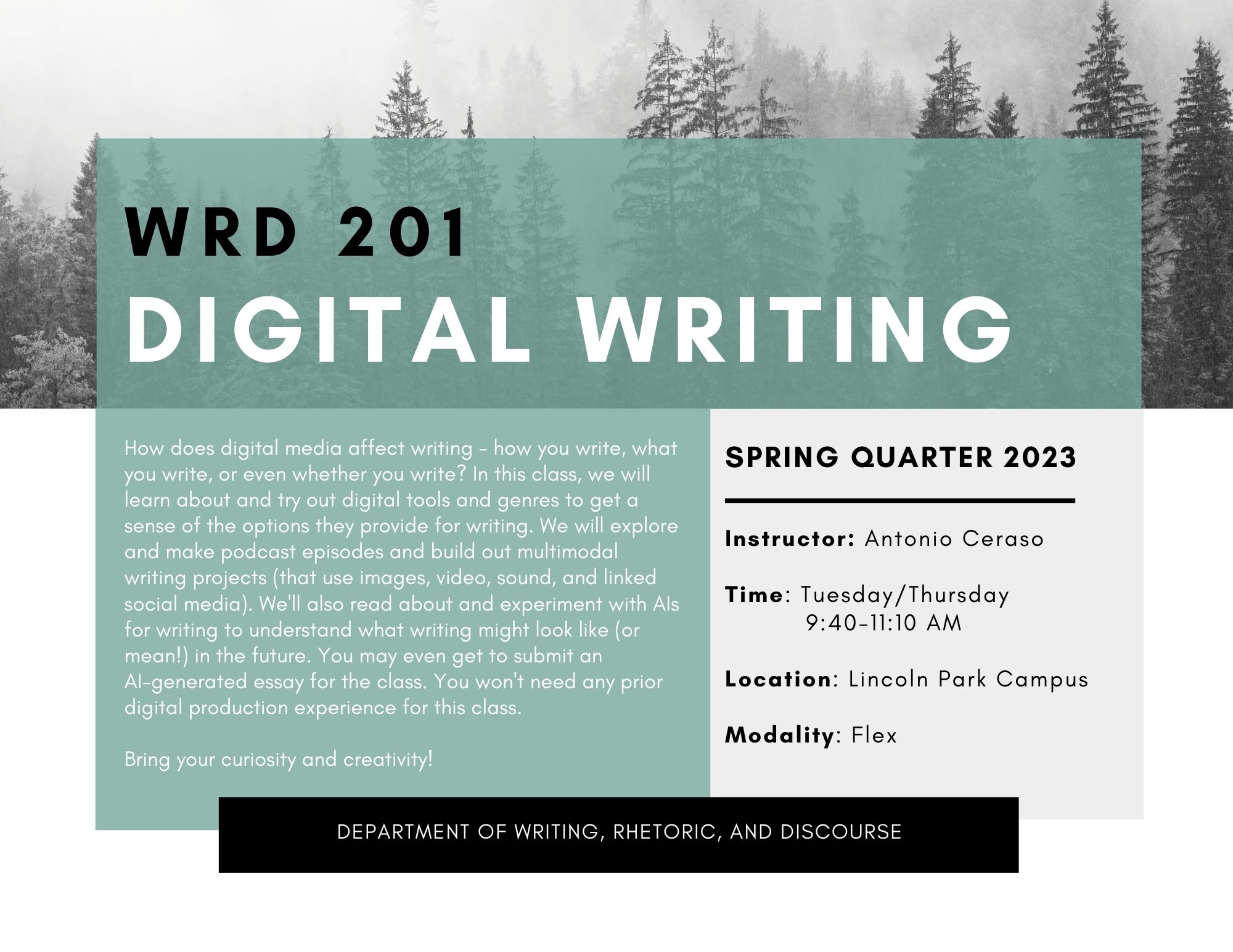 WRD 201: Digital Writing